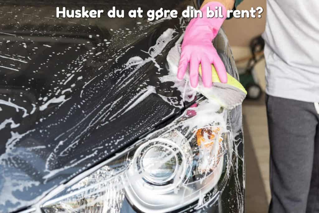 Husker du at gøre din bil rent?